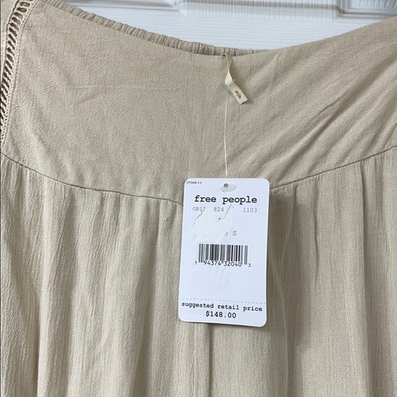 NWT Free People Lovin's Easy Lace Mix Pants - Picture 14 of 16